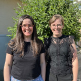 Eszter Lakner-Manke und Lena Gleußner
